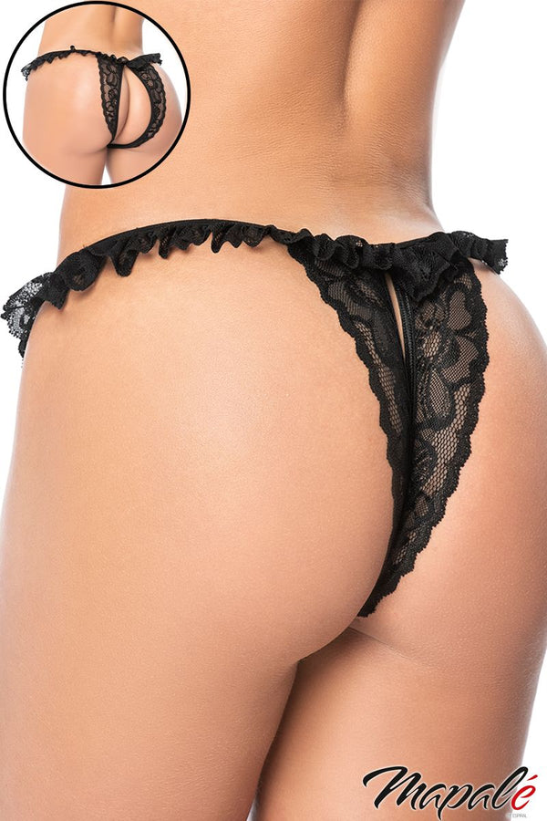 Open Lace Thong