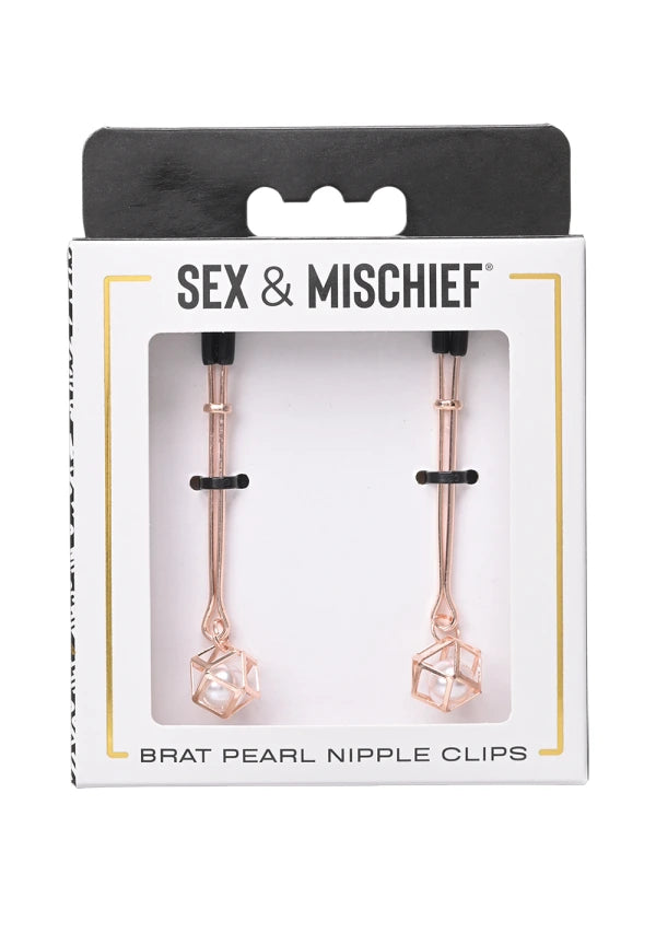 Sex & Mischief Brat Pearl Nipple Clips