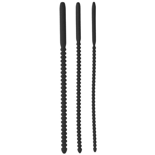 Ouch! Beaded Silicone Urethral Sounding Set