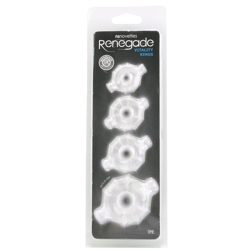 Renegade Vitality Cock Ring 4 Pack