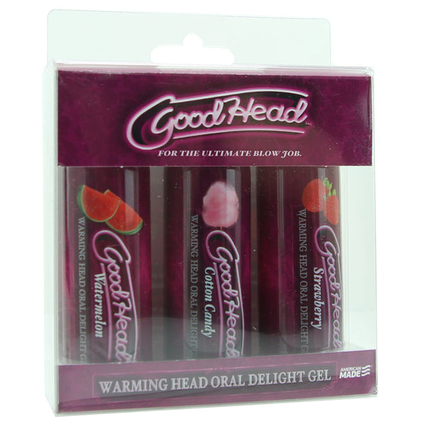 GoodHead Warming Head Oral Delight Gel 3 Pack in 2oz