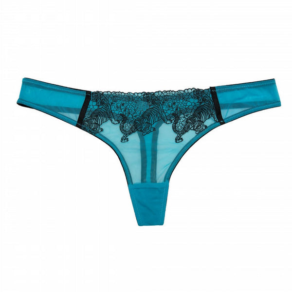 Tiger Electric Blue Thong Curve