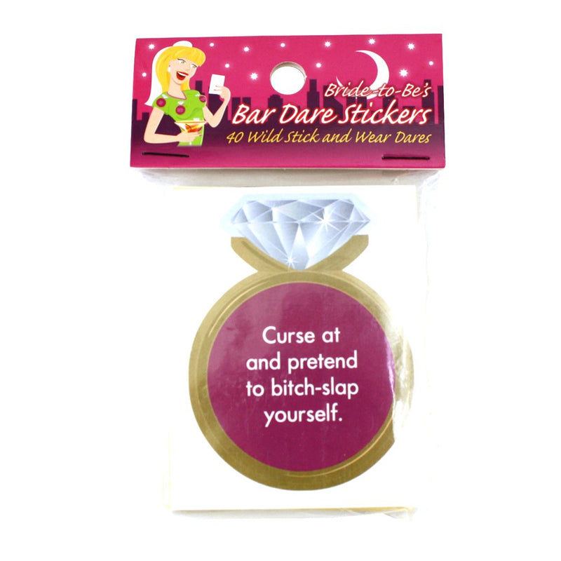 Bride To Be Bar Dare Stickers