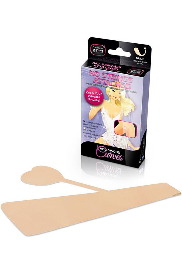 No Strings Attached Nude G-String 3 Pack