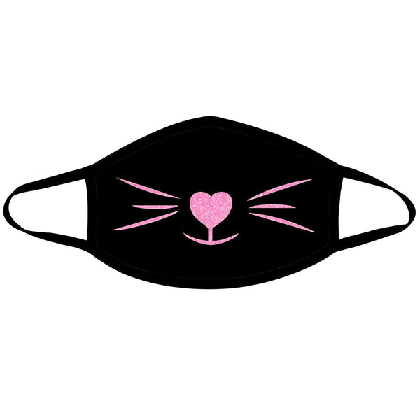 Meow-ZA Neon UV Pink Face Mask
