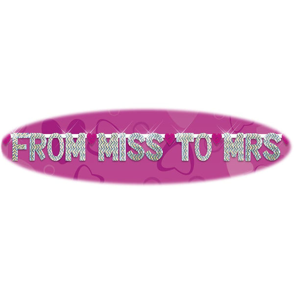 Bachelorette Party Favors "From Miss to Mrs"
